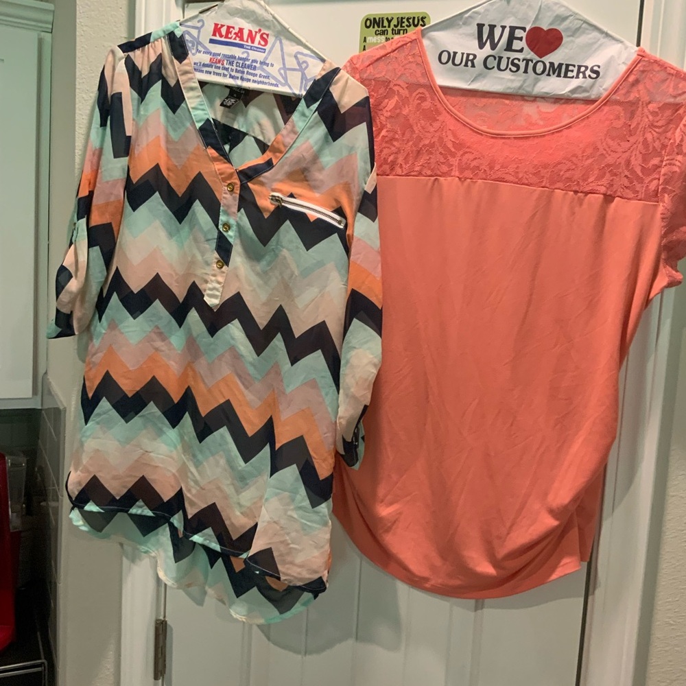 Two matching shirts for the price of one.